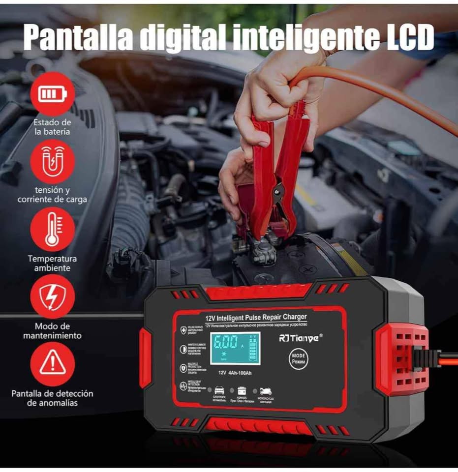 AutoCharge Pro® Cargador de bateria inteligente